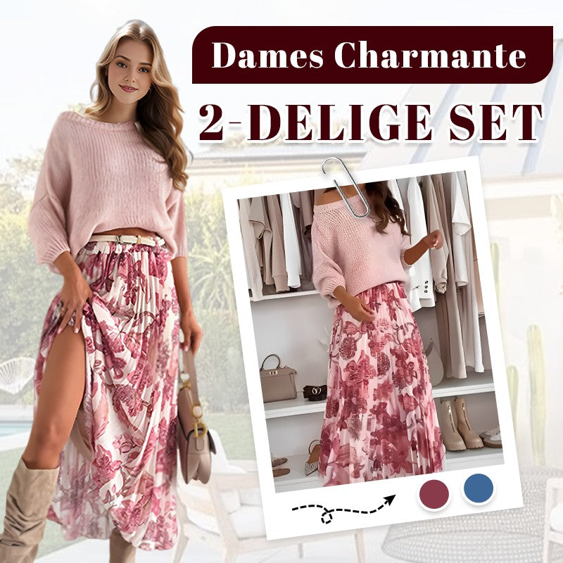 Trui met Loose Fit print voor dames in Beige Trui met Loose Fit print voor dames in Beige