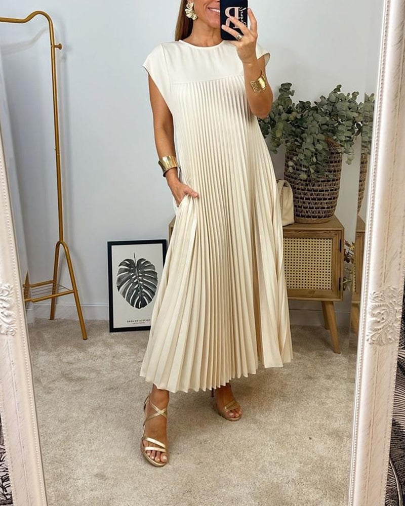Jurk Pleated Shine Zwart 9527691 210 main image 0