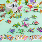 DIY Cartoon 3D Montagepuzzel (25 stuks/set)