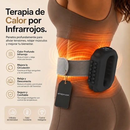 🏆Anillo de masaje eléctrico de 5 velocidades con correa ajustable – relajación y bienestar al alcance de tus dedos | Intensidad regulable y ajuste cómodo🌿👑