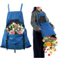 🔥Laatste dag speciale aanbieding 50% KORTING💕Cross Back tuinschort met diepe kangoeroezakken