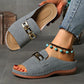 👡✨Ortopediska sandaler med guldspänne