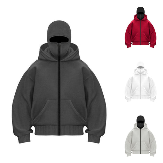 🎁 Hot Sale 50% KORTING 🔥Ninja Zip-Up Hoodie voor mannen en vrouwen - Uitgebreide bescherming