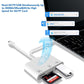 💥 Lector de tarjetas SD/TF/USB – compatible con múltiples formatos, transferencia rápida y conexión estable | Ideal para fotos, vídeos y archivos