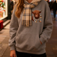 🎄🎅KERSTUITVERKOOP 50% KORTING!!🎁Leuke Highland Cow Cozy Fleece-gevoerde hoodie met capuchon🦬