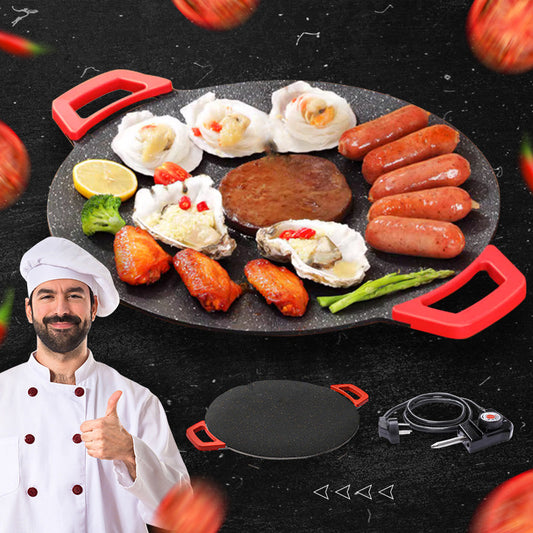 🍳Quality Life🍳Anti-aanbak elektrische grillpan voor binnen
