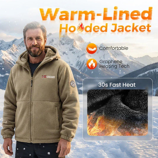 🔥【1° Más Vendido】50%descuento🔥Chaqueta informal con capucha y cremallera para hombre
