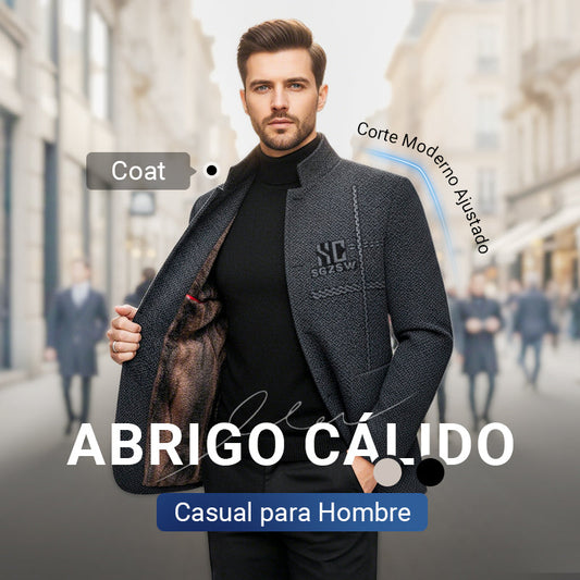 🧥 Abrigo informal cálido para hombre – ligero, cómodo y perfecto para el día a día | El abrigo que te mantiene abrigado sin perder estilo | ¡Envío gratis a todo Chile!