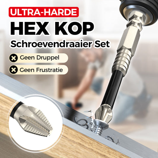 💥Hot Sale-50% KORTING🔥Hex Kop Schroevendraaier Set