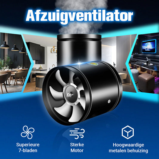 Super Zuigkracht-Multifunctionele Krachtige Stille Afzuigventilator