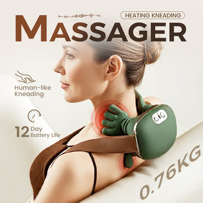 🌲Geweldige aanbiedingen voor 2026: 50% KORTING! 🌲 De beste draagbare nekmassager – 3 keer meer ontspanning! 💆
