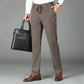 Leuk cadeau! Heren verdikte elastische taille corduroy broek