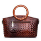 🔥2025 Hot Sale🔥Grote capaciteit Vintage luxe krokodillenleren vintage handtas