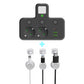 🎉Nieuwjaars Cadeau 50% KORTING!🔌Slanke Slimme Stekkerdoos (USB + Nachtlampje) – Individuele Schakelaars & Reisvriendelijk: Laad Meerdere Apparaten Tegelijk!
