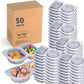 🔥HOT SALE 50% KORTING🔥Snackbakjes met dubbele compartimenten en deksels
