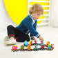 50% KORTING 🔥HOT SALE - Cijfers en letters Magnetische treinpuzzel Houten speelgoedauto