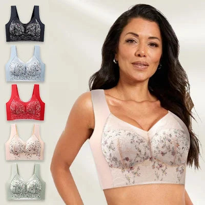 🔥Laatste dag koop 1 krijg 2 gratis 🔥- Plus Size naadloze push up draadloze beha