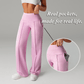 👖 Pantalones holgados de cintura alta – rectos, versátiles y con tejido elástico cómodo | Bolsillos prácticos para trabajo, paseos y casa