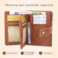 ⏰50% korting!👜🔐Retro RFID-blockerende Tri-fold Portemonnee voor Dames – stijlvol, ruim & veilig