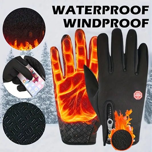 2025 Nieuwkomer💖HOT SALE 49%💖Outdoor Koudebestendige Fleece Anti-slip Volledige vinger Touch Screen Handschoenen
