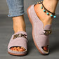 👡✨Ortopediska sandaler med guldspänne