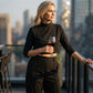 🔥Nieuw binnen 50% KORTING🎁Dames Twee-delige Set: Elegante Crop Top & Wijde Broek