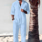 🌿2025 Hot Sale💧Tweedelige katoenen set voor heren: top en broek