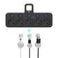 🎉Nieuwjaars Cadeau 50% KORTING!🔌Slanke Slimme Stekkerdoos (USB + Nachtlampje) – Individuele Schakelaars & Reisvriendelijk: Laad Meerdere Apparaten Tegelijk!