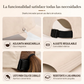 ⏳¡ÚLTIMO DÍA DE OFERTA!!🎁✨Sombrero solar elegante plegable para mujer UPF 50+ – Sombrero cubo de algodón de ala ancha con solapa protectora para cuello y correa regulable 🌞🇬🇧 | Compacto, transpirable e ideal para playa