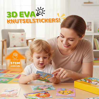 🔥Uitverkoop 50% Korting🔥Doe-het-zelf 3D EVA Knutselstickers voor Kinderen