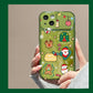 🎄 Kerstboom Bedel met Flip Spiegel Hoesje voor iPhone 🎅