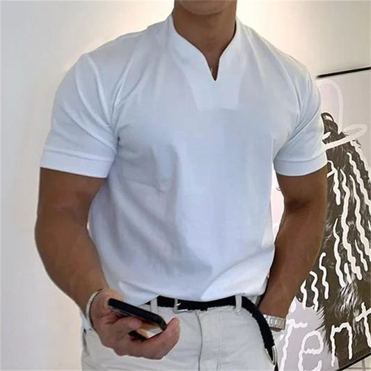 2025 Heren business korte mouw fitness T-shirt🔥HOT SALE 49% KORTING