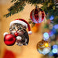 🎄10 stuks😻Kerstboomversiering kat✨Hangende kattenversieringen