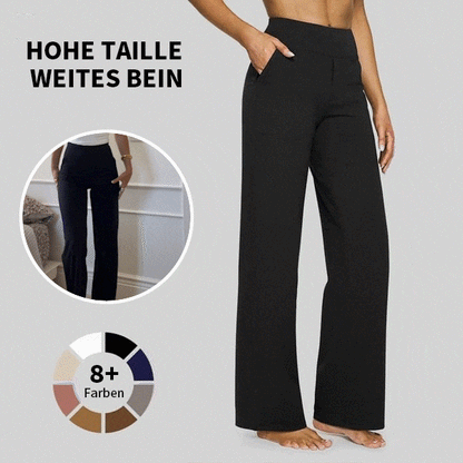 🎁Hot Selling-aanbevelingen voor 2025🔥 Loszittende high-waist business casual broeken en yogabroeken