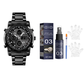 📢📢50% KORTING!! ⏰ Waterdicht militair analoog-digitaal herenhorloge – 48 mm, multifunctioneel & roestvrijstalen band! 🕰️💪