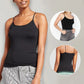 🔥 Laatste dag uitverkoop 🔥- Koop 1 en krijg 1 gratis🔥Loose fit tanktop met ingebouwde beha