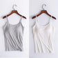 🔥 Laatste dag uitverkoop 🔥- Koop 1 en krijg 1 gratis🔥Loose fit tanktop met ingebouwde beha