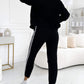 Vrouwen's drie - stukken set met baseballjacket en broeken
