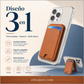 📱 Soporte magnético para teléfono con tarjetero – sujeción firme y espacio para tus tarjetas | Práctico, compacto y fácil de llevar | ¡Envío gratis a todo Chile!