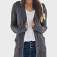 🔥Dames herfst casual langemouwen open vest met knopen en kabelpatroon (bij aankoop van 2 stuks gratis verzending)
