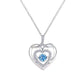 💗Sparkle zilveren ketting met kloppend hart voor dames