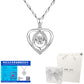 💗Sparkle zilveren ketting met kloppend hart voor dames