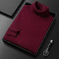 🔥Suéter de cuello alto premium de color liso para hombre con 50 % de descuento
