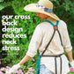 🔥Laatste dag speciale aanbieding 50% KORTING💕Cross Back tuinschort met diepe kangoeroezakken