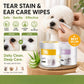 ✨ ¡Sorpresa, 50% de descuento! 🐈🐕 Mantener a tu mascota peluda limpia es fundamental. Toallitas limpiantes de origen vegetal natural para ojos y oídos de mascotas