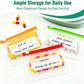 💊🌈 Pastillero A8 Impermeable 14 Colores – Diseño Carpeta Portátil, Organiza Semanalmente Pastillas, Vitaminas y Suplementos 📅✨