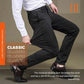 🔥 Pantalones clásicos de tiro alto para hombre – estilo atemporal, ajuste cómodo y versatilidad total | El básico que eleva tu look