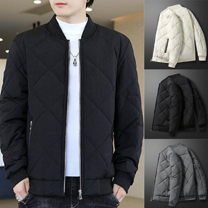 💪Warm jasje voor heren met pluche vulling -☁️Lichtgewicht, zachte voering!