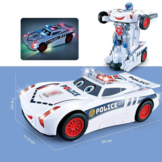 🎁Beste cadeau voor kinderen🥳Elektrische universele vervormingspolitie speelgoedauto