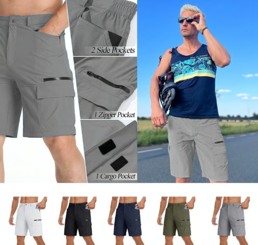 ✨LAATSTE DAG 49% KORTING🔥 - Casual cargoshorts voor heren👍🏼
